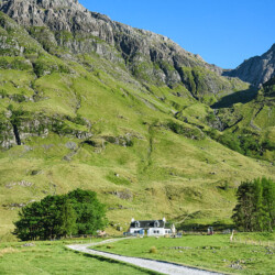 Achnambeithach Cottage in Glen Coe, Inverness-shire, Scotland