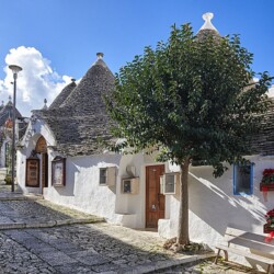 Trullos in Alberobello, Puglia, Italy Alberobello