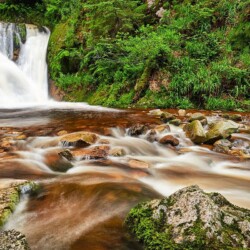 Allerheiligen Wasserfall bei Oppenau, Schwarzwald, Deutschland Allerheiligen Wasserfall