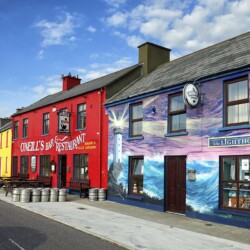 Pubs in Allihies on the Beara Peninsula in County Cork, Ireland