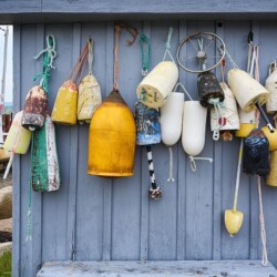 Wharf in Annapolis Royal, Nova Scotia, Canada