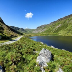 Annascaul Lake on the Dingle Peninsula, Co. Kerry, Ireland