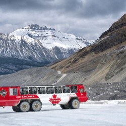 Athabasca Glacier at Columbia Icefield, Icefields Parkway in Jasper National Park, Rocky Mountains, Alberta, Canada