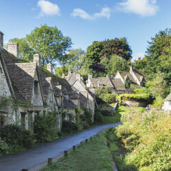 Arlington Row in Bibury, Cotswolds, England