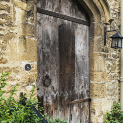Door in Burford, Cotswolds, Englang