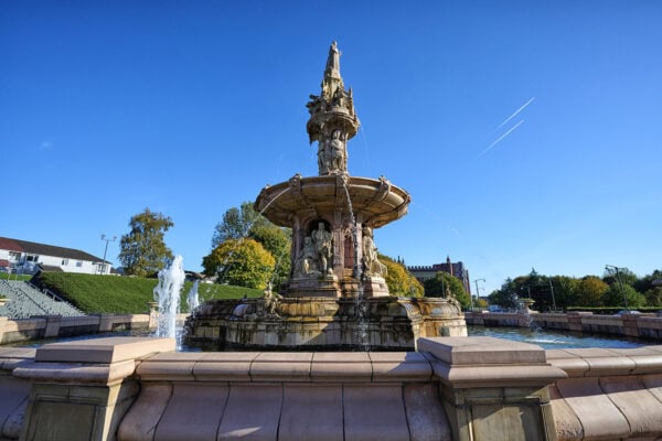 Doulton Fountain at Glasgow Green, Glasgow, Scotland