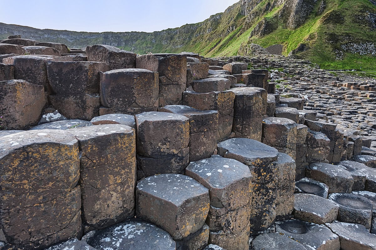 Giant's Causeway in County Antrim, Northern Ireland