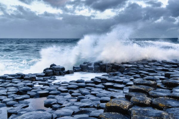 Giant's Causeway in County Antrim, Northern Ireland