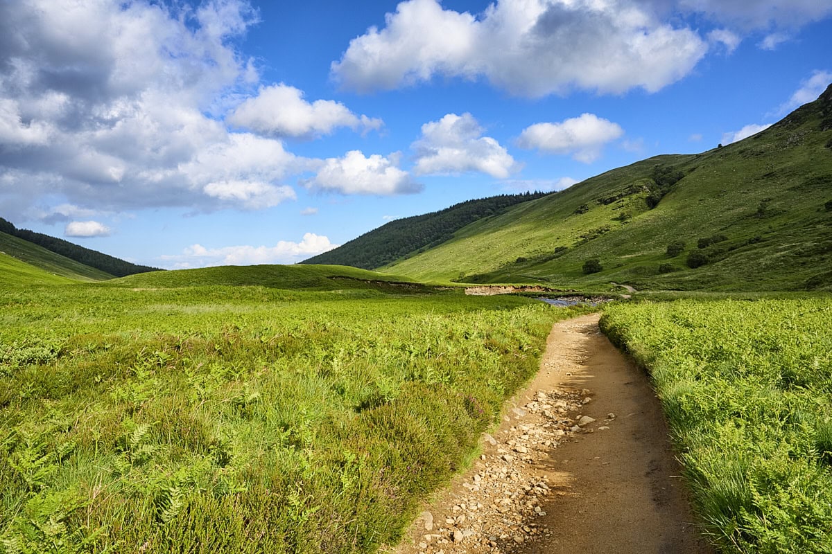 Glen Rosa on the Isle of Arran, County of Bute, Scotland