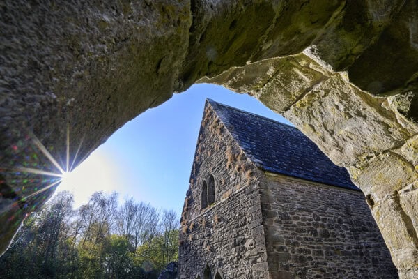 Inchmahome Priory on Inchmahome in Lake of Menteith, Stirlingshire, Scotland