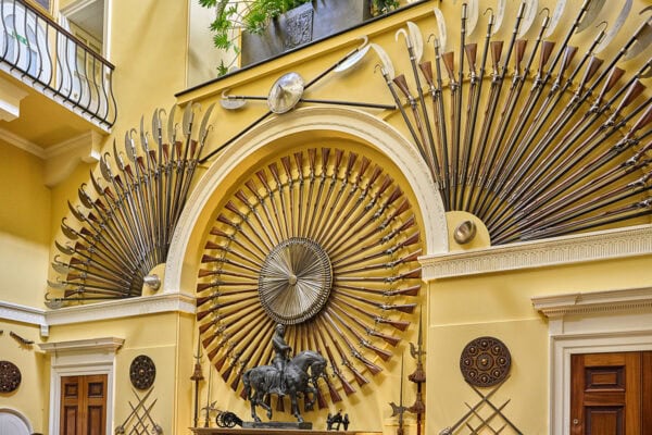 The Armoury Hal of Inveraray Castle, Argyll, Scotland