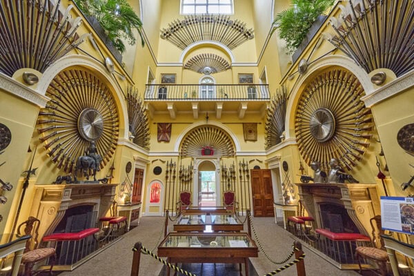 The Armoury Hal of Inveraray Castle, Argyll, Scotland