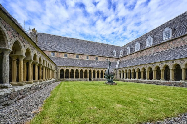 Cloisters of Iona Abbey, Iona, Inner Hebrides, Argyll, Scotland