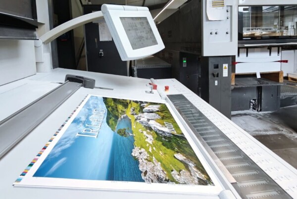 Irland Kalender 2027 in der Druckerei