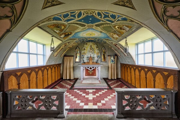 The Italian Chapel on the Orkney island Lamb Holm, Orkney, Scotland