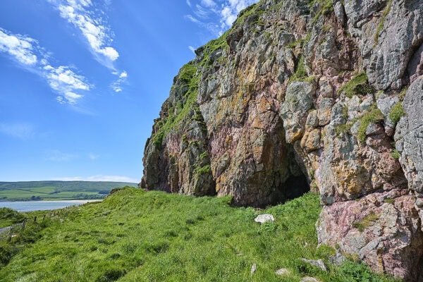 Keil Caves near Southend, Kintyre Peninsula, Argyll, Scotland