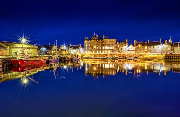 Harbour of Kirkwall, the main town on Orkney mainland, Orkney, Scotland