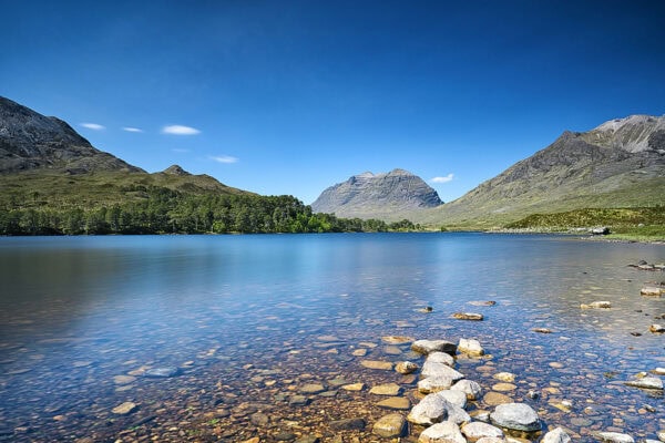 Liathach from Loch Clair in Glen Torridon, Ross and Cromarty, Scotland