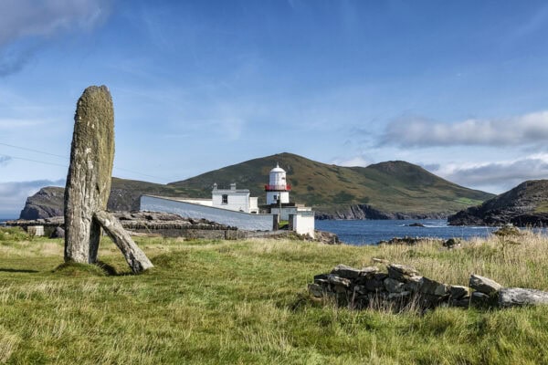 Ogham Stone Cromwell Point Lighthouse