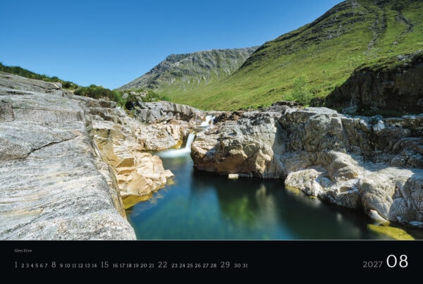 Schottland Kalender 2027 - 08