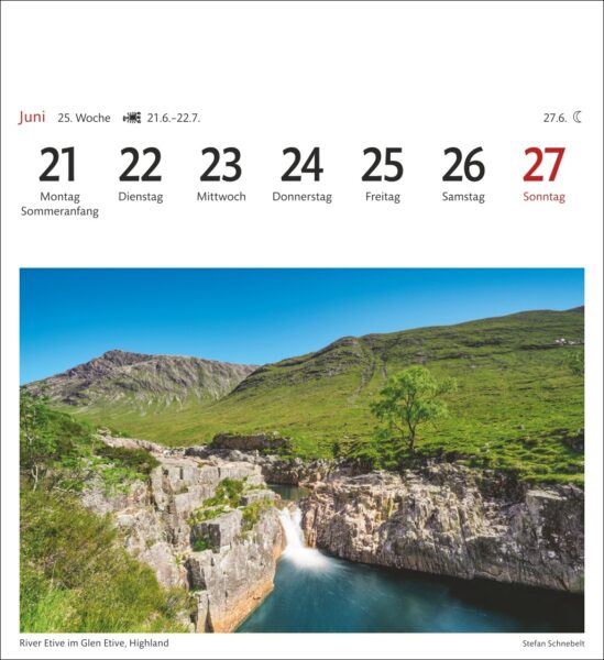 Schottland Sehnsuchtskalender 2027