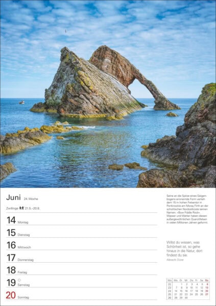 Schottland Wochenplaner 2027