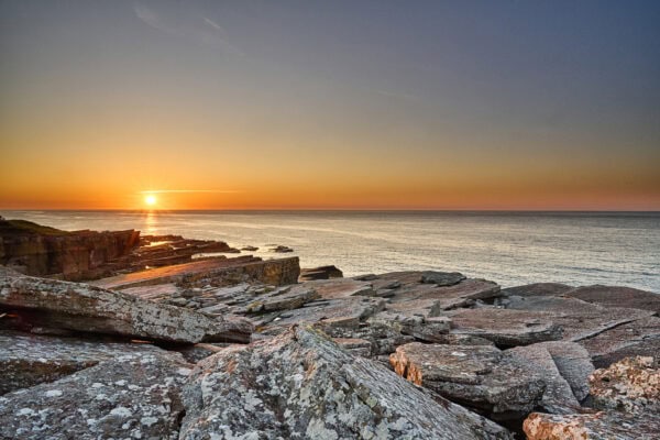 Sunrise over the North Sea