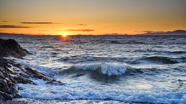 Sonnenuntergang bei Nanaimo