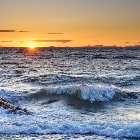Sonnenuntergang bei Nanaimo