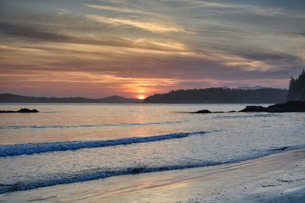 Sunset at Tonquin Beach