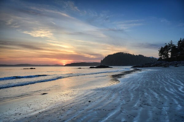 Sunset at Tonquin Beach