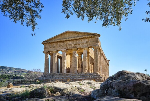 Concordia Tempel in Valle dei Templi - Tal der Tempel in Agrigento, Sizilien, Italien