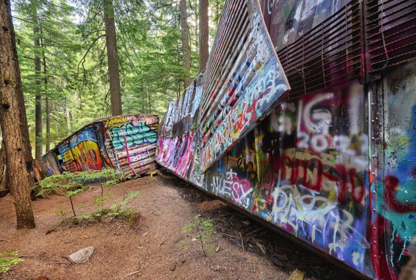 Whistler Train Wrecks, British Columbia, Canada