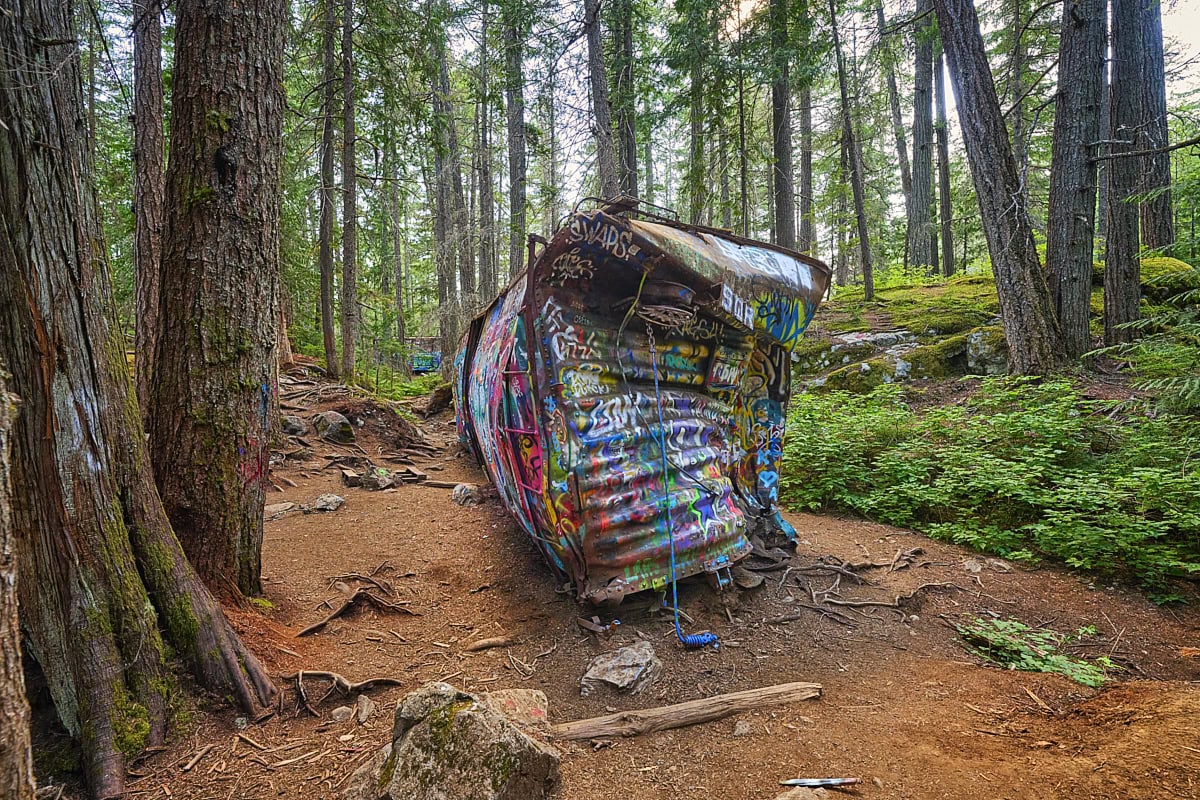 Whistler Train Wrecks, British Columbia, Canada