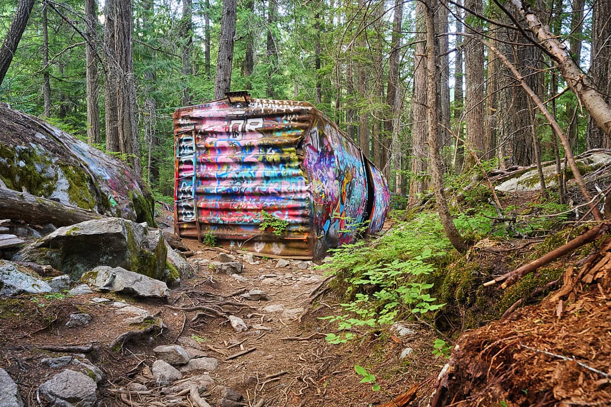 Whistler Train Wrecks, British Columbia, Canada