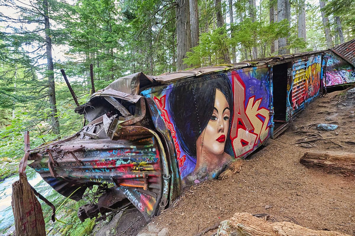 Whistler Train Wrecks, British Columbia, Canada