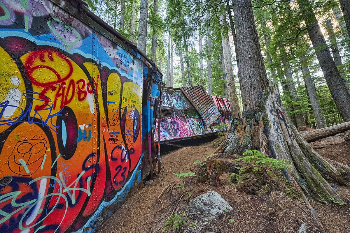 Whistler Train Wrecks, British Columbia, Canada